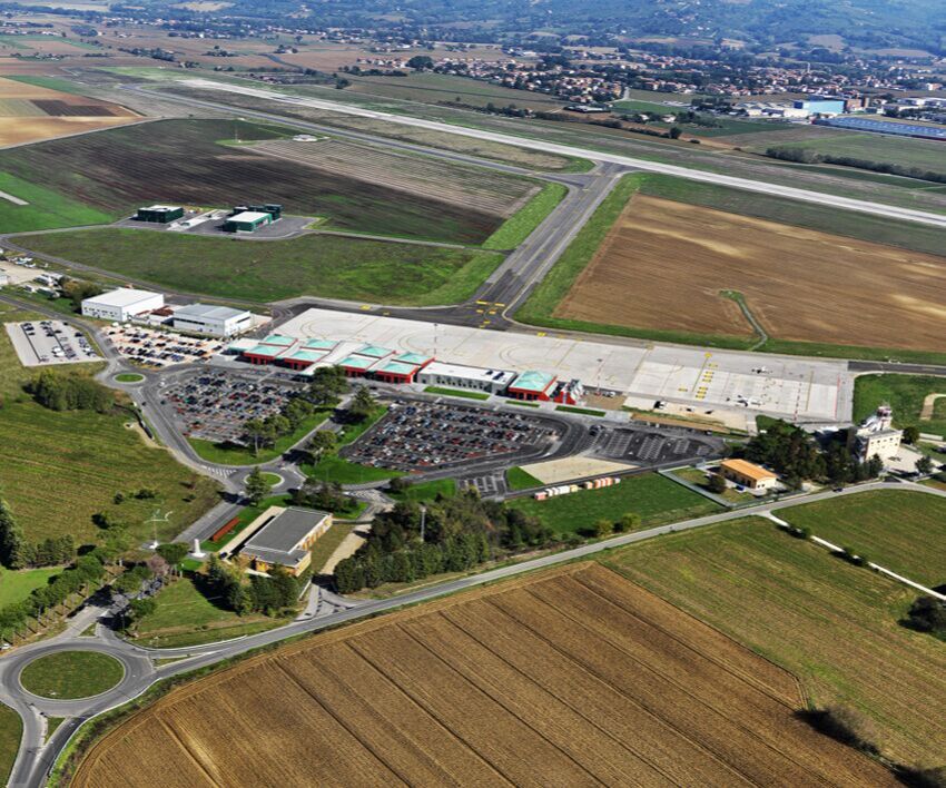 L'aeroporto di Perugia